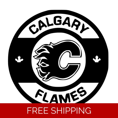 NHL Hockey Calgary Flames Die Cut Vinyl Decal sticker NHL Hockey Calgary Flames Die Cut Vinyl Decal sticker